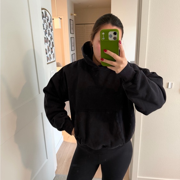 Men's Black Hoodie - Picture 3 of 4